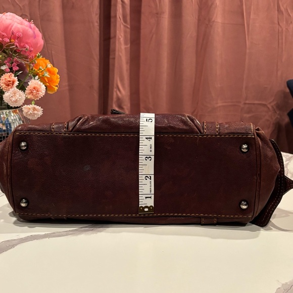 Tod's Vintage Dark Brown Leather Shoulder Bag - Picture 10 of 10